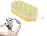 Fulenyi Shower Sponge Soft Scrubber Bath Towel Wave Texture Gentle Exfoliating view 6