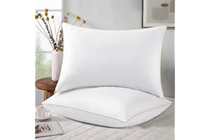MISLILI Pillows Queen Size Set of 2, Cooling Hotel Luxury Pillows, Premium Soft Down Alternative Breathable Pillows for Bed, Pillow for Back, Stomach or Side Sleepers