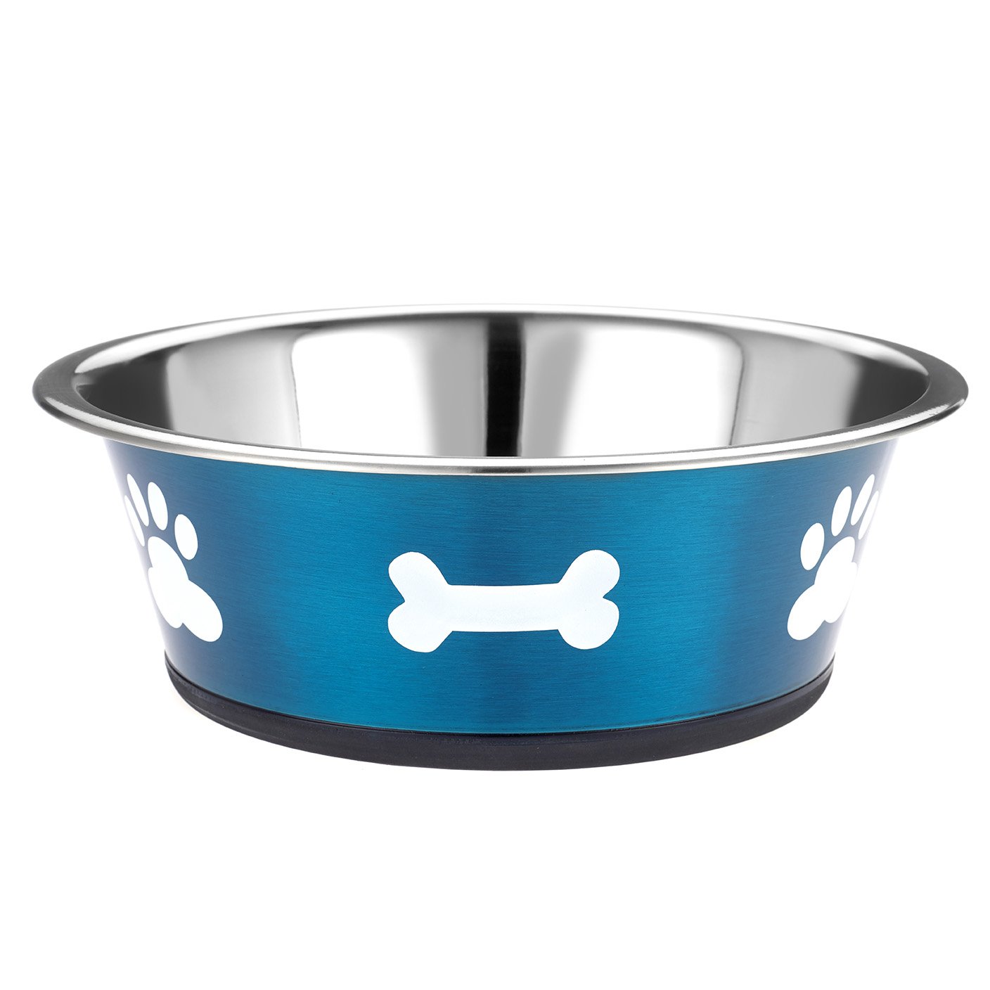 Classic Pet Products Classic Posh Paws Dish, 2500 ml, Blue
