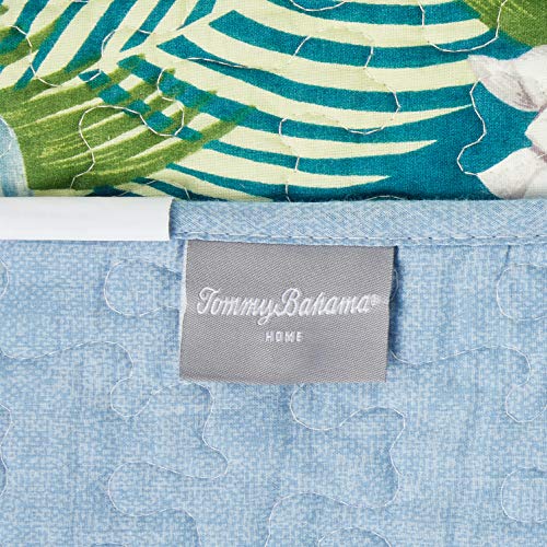 Tommy Bahama Southern Breeze Quilt Set, Queen, Dark Blue Pricepulse