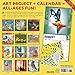 Paint by Sticker 2019 Calendar