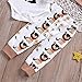 Newborn Baby Boy Wild Monster Cartoon Letter Jumpsuit Tops Pants Clothes Set