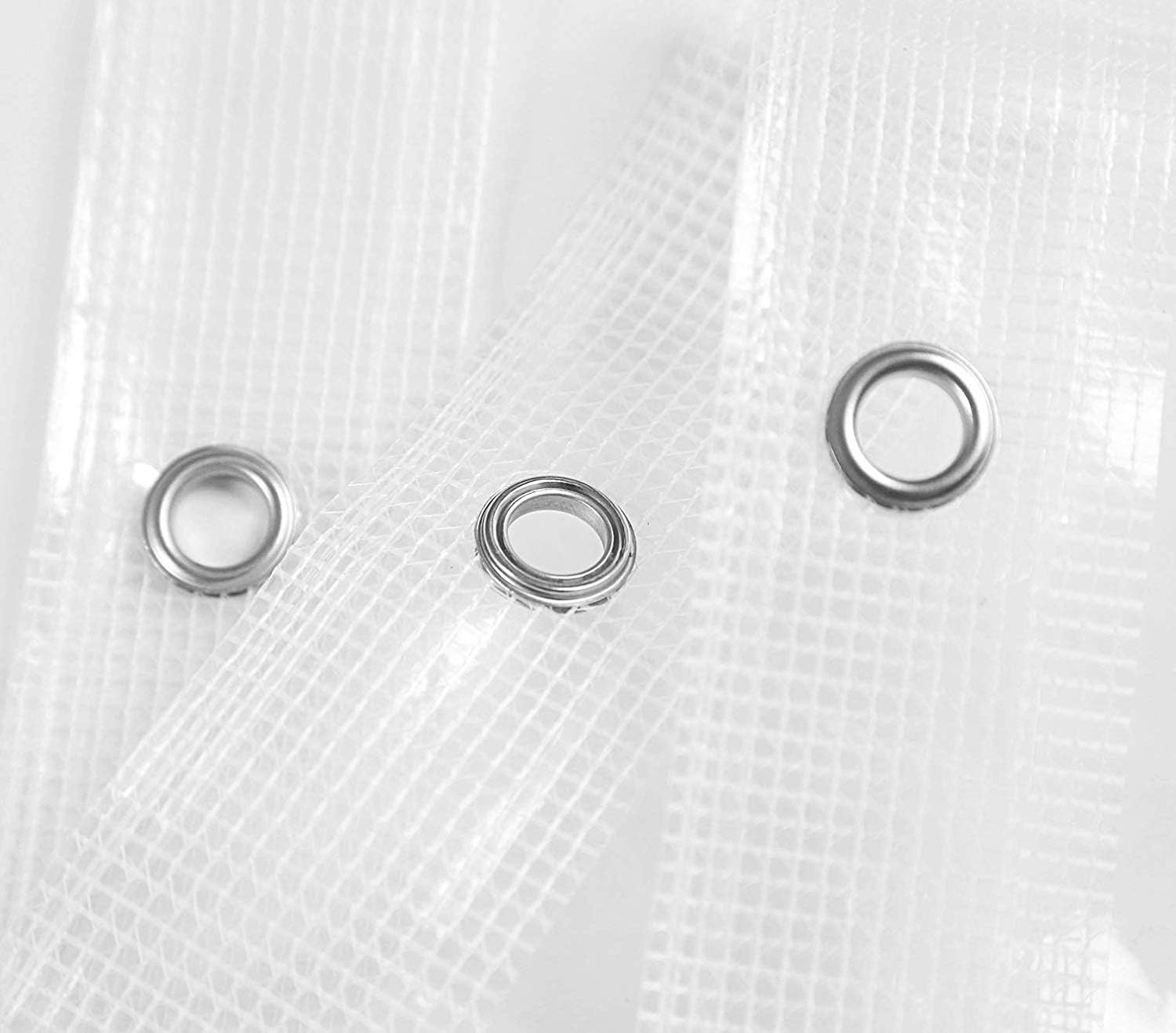 Utopia Home 2 Pack Clear Shower Curtain Liner, 183×183 cm Heavy Duty