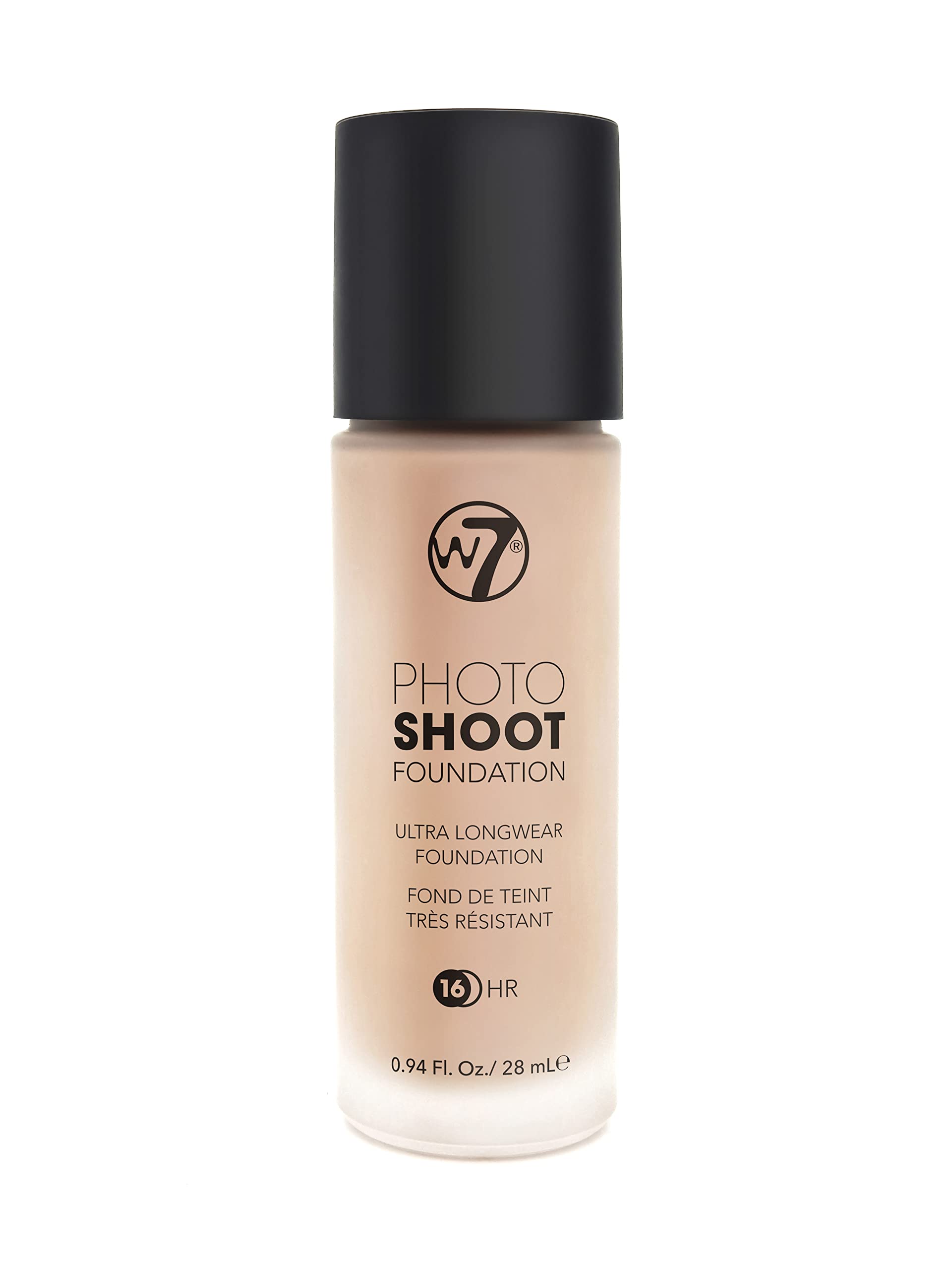 W7 Photoshoot Foundation - Rich and Full Formula - Long Wear, Budge-Proof Coverage (Sand Beige)