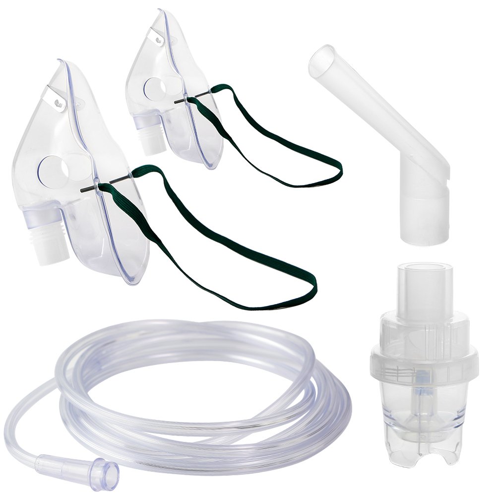 Nebuliser Accessories 2 Nebuliser Mask Inhaler Pharmaceutical Grade PVP