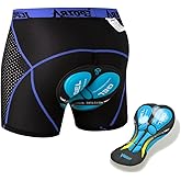 JEPOZRA Men's Cycling Underwear Shorts 3D Padded Bike Shorts Breathable Quick Dry Pants