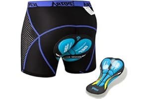 JEPOZRA Men's Cycling Underwear Shorts 3D Padded Bike Shorts Breathable Quick Dry Pants