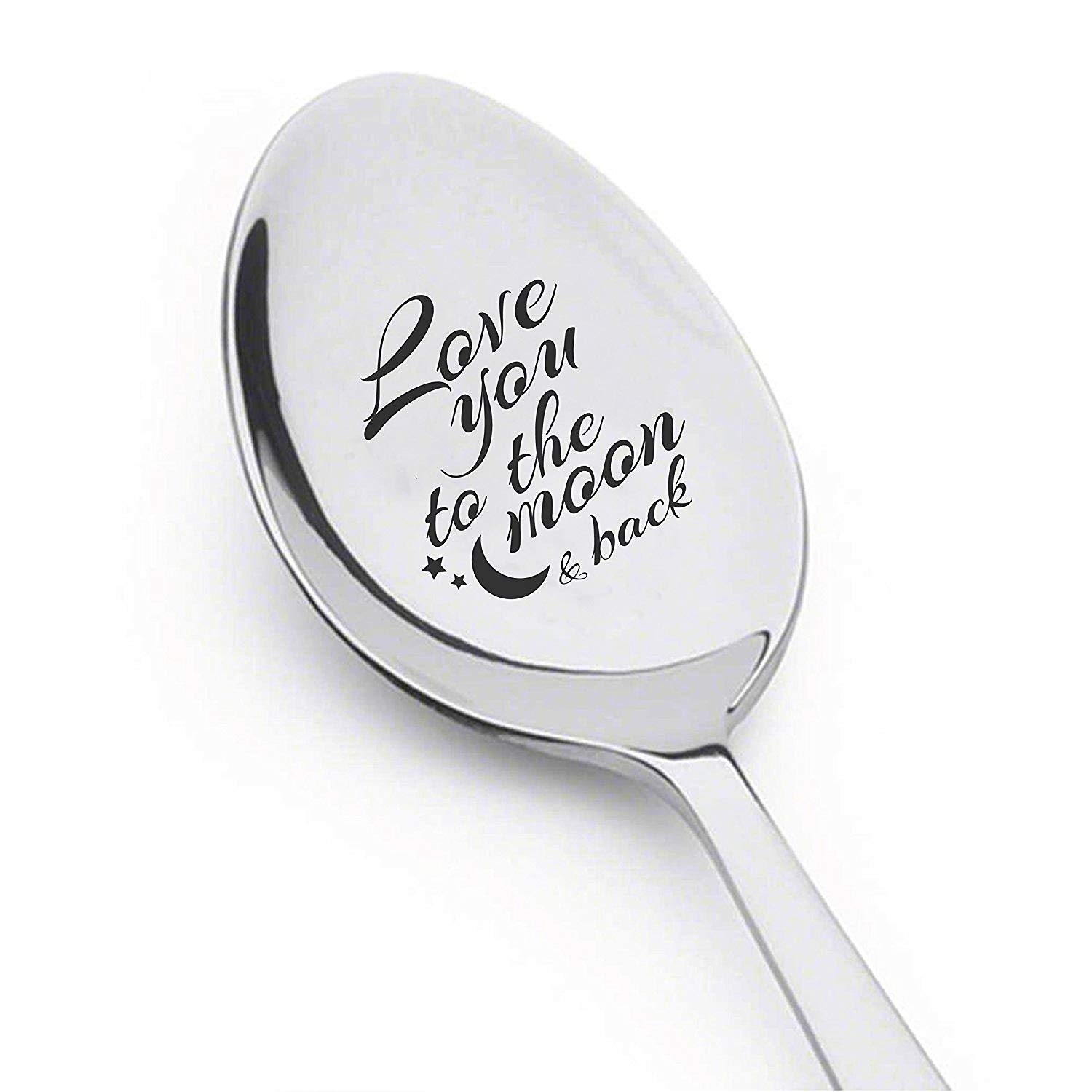 I Love you to the Moon and Back Spoon engraved tea coffee spoon