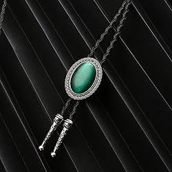 Bolo Tie with Natural Stone for Men Vintage