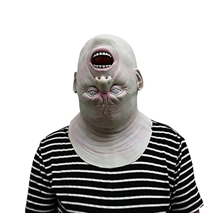 Halloween Maske Terror Alien Maske - hibote Latex Maske für Gekleideten Abend / Halloween / Karneval / Masken Party/ Cosplay