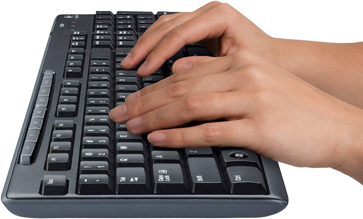 Logitech Media Combo MK200 Full-Size Keyboard and High-Definition Optical Mouse: Electronics