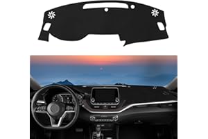 Rilsen Dashboard Cover Mat Custom Fit for Nissan Altima 2019 2020 2021 2022 2023 (Without Head Up Display) Dash Cover Nonslip Dash Mat Protector Sunshade No Glare Black