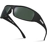 Xagger Sports Polarized Sunglasses for Men Wrap Around TR90 Frame Sun Glasses