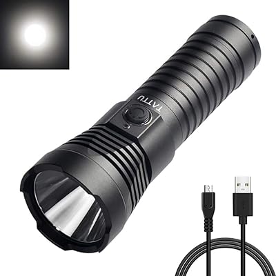 TATTU FL03 Tactical Flashlight Rechargeable 1200 Jordan | Ubuy