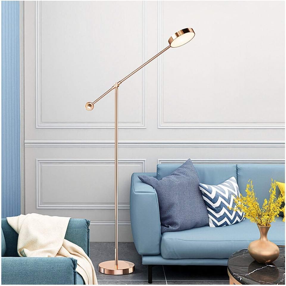champagne gold floor lamp