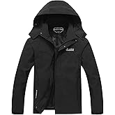V.A.TOR 189 UNCO&BOROR Men's Waterproof Windbreaker Jackets Lightweight Hooded Rain Coat for Hiking Camping