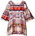 Tween Diva Little Girls' Ikat Printed Dress