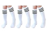 TOCONFFON Knee High Tube Socks for