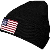LVGOOKI Cute Flag Hats Unisex Flag Beanie Hats for Men Women Skull Knit Hat Winter Beanies Hat