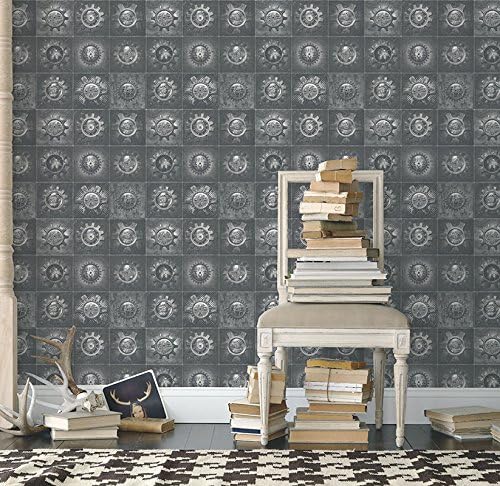 Galerie G56228 Steampunk Wallpaper, Silver/Grey, Full roll (10M x 53 cm) - Image 3