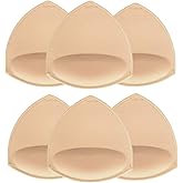 TopBine Bra Pads Inserts Women's Sports Cups Removable Bra Replacement Insert for Bikini Swimsuit