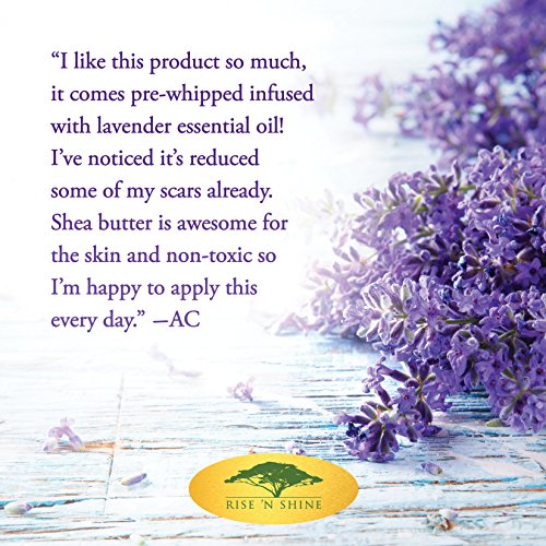 image for Rise 'N Shine Online (8 oz) Lavender Whipped African Shea Butter Cream