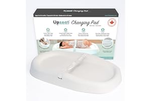 Upseat Baby Changing Pad, Non-Slip Grippy Design, Premium Cushioned Foam, Contoured for Comfort, Waterproof and Easy-to-Clean