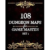 108 Dungeon Maps for Game Master : Maps for DnD Tabletop Fantasy TTRPG Role-Playing RPG Games: DnD RPG Maps for Game Master