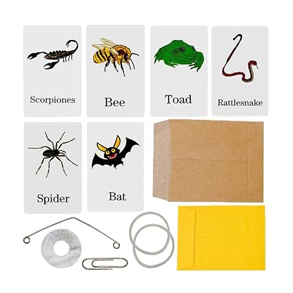 Crazy-Store Animal Prediction Cards Prophecy Envelop Close Up Magic Trick Prank Props