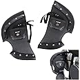 AUFER Highway Crash Bar Cover Soft Closeouts Soft Lowers Chaps Leg Warmer Bag Rain Wind Lower Deflectors Guard Cover Compatible With For 2014-2020 Indian Chief Chieftain Thunder Stroke Models