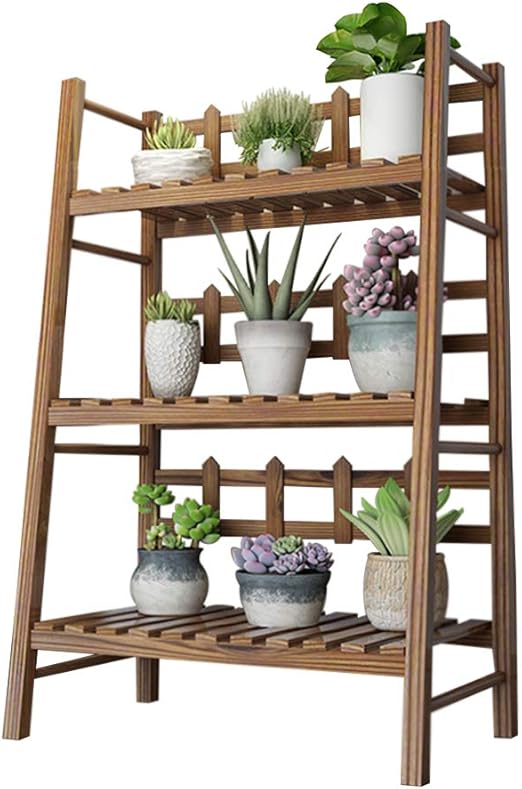 Soporte de Flores de Madera Planta de 3 Capas Soporte de Pasos ...