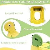 Glenmore Dinosaur Toddler Potty Training Chair with Lid Yellow view 5