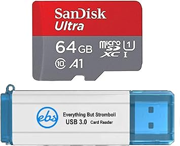 Amazon Com Sandisk 64gb Sandisk Micro Memory Card Bundle Works