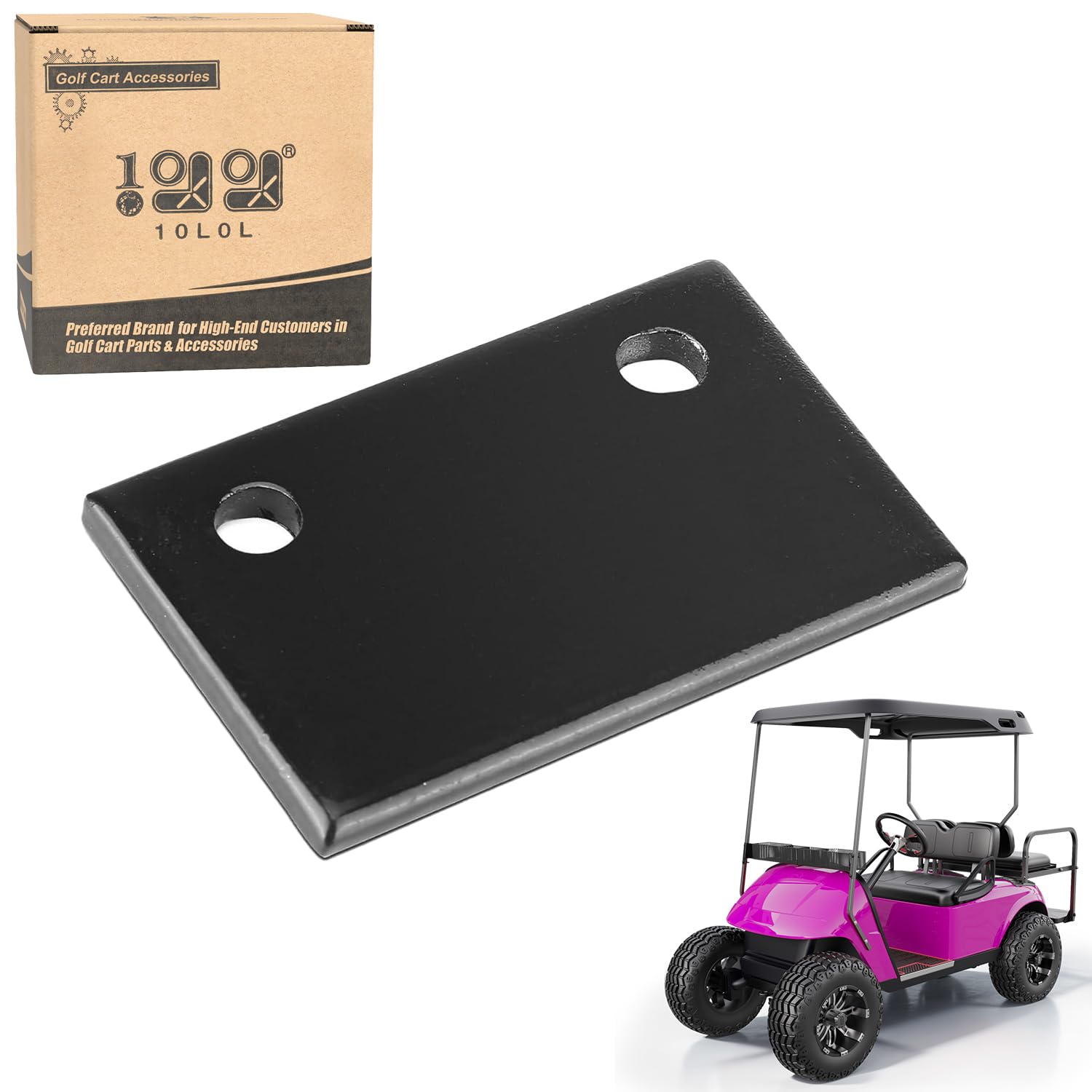 Photo 1 of 10L0L Hill Brake Catch Bracket Plate for EZGO TXT & Medalist 1994-up Golf Cart, OEM# 70080-G02 70080G02