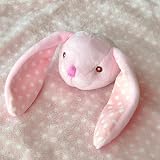 CREVENT Cozy Plush Baby Security Blanket Lovey 34x34cm Bunny Rattle view 4