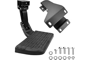 F150 Rear Bed Step Fit for Ford F-150 2015 2016 2017 2018 2019 2020 Truck Bed Side Step Retractable Bumper Step Tailgate Beds