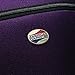 American Tourister Fieldbrook II Softside Upright Luggage Set, Purple/Grey, 3-Piece Set (tote/21/25)