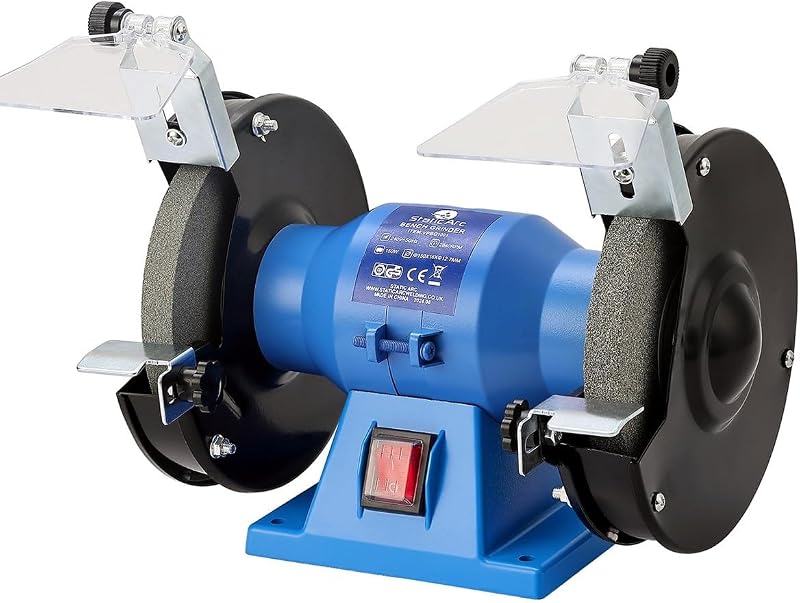 Static Arc 150W Bench Grinder 150mm Dual Wheel Metal Sander Polisher