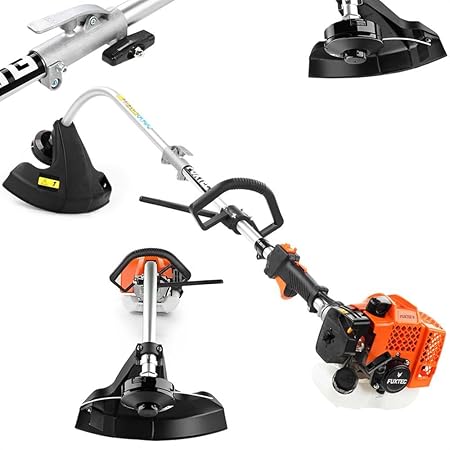 FUXTEC Benzin Rasentrimmer FX-RT226 mit 25,4 cc Multitool, 1 PS Leistung Trimmer Motorsense Freischneider fs Faden 2-Takt, Ba