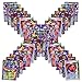 100pcs Poke Cards TCG Style Card, mega ex Cards Full Art, Includes 59 ex Cards 20 mega ex Cards 20 gx Cards 1 Energy Card Look alikes