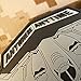 USAF B-2 Spirit Strategic Stealth Bomber Anywhere Anytime Morale PVC Rubber 3D Touch Fastener Patch