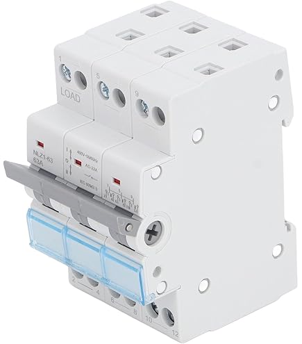 Interruptor Transferencia Automática ATS 2P 63A - Para Sistemas Fotovoltaicos, UPS E Inversores, Conmutación Rápida ≤8ms