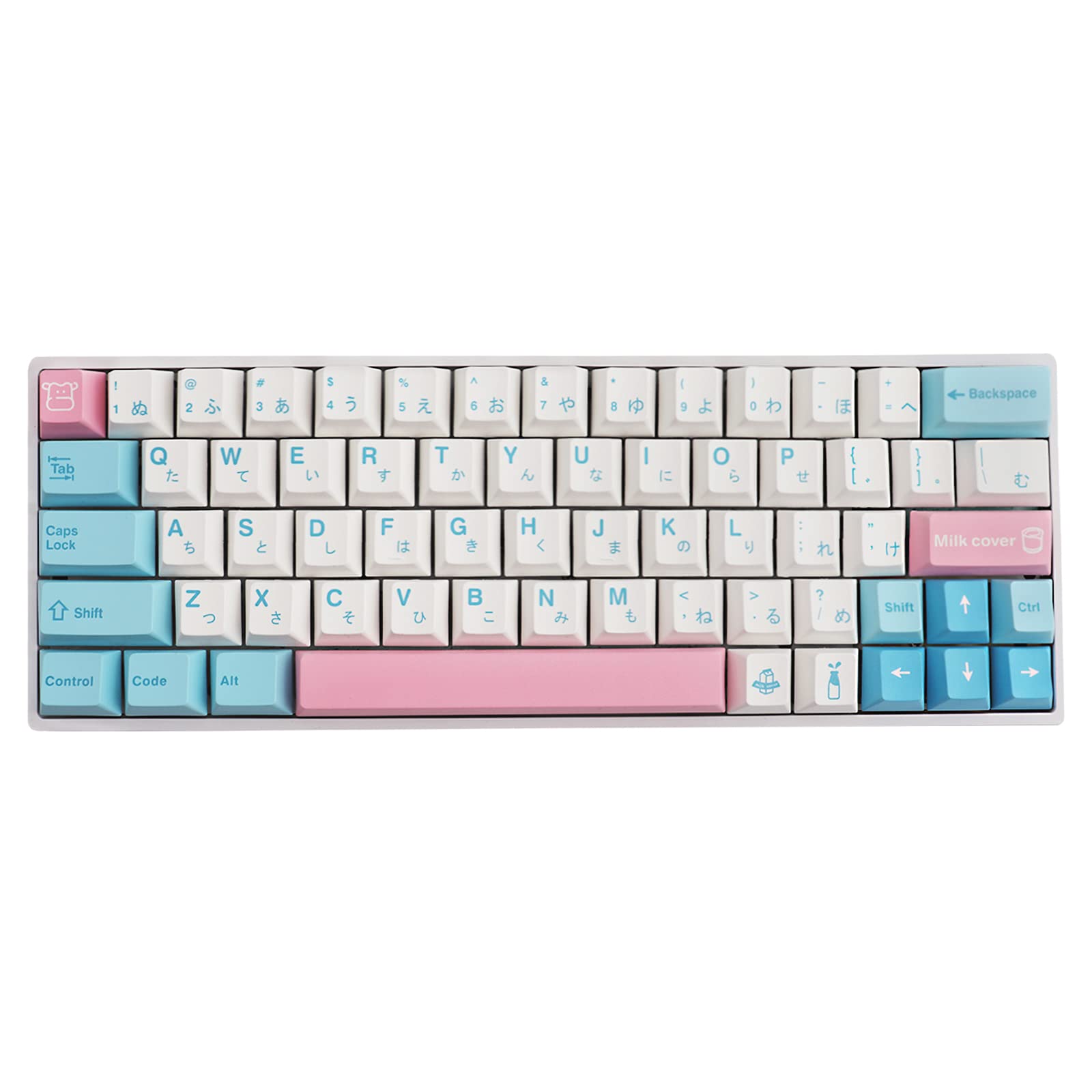 Tsungup Keycaps, 142 Keycaps PBT Keycaps Dye-Sublimation Cherry Profile Keycap For Mechanical Keyboards 61/64/68/75/84/87/96/104/108 (Only Sell Keycaps)