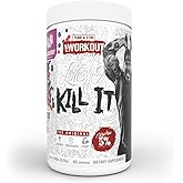 5% Nutrition Rich Piana Kill It Pre Workout Powder w/Creatine, Caffeine, Beta Alanine, Hydroprime Glycerol for Pump, Strength, Endurance | 14.11 oz, 40 Srvgs (Wildberry)