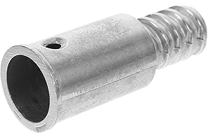 GOOHOCHY Threaded Connection Parts for Metal Rod Mops Brooms Brushes Aluminum Alloy Adapter Compatible with Straight Rod Tele