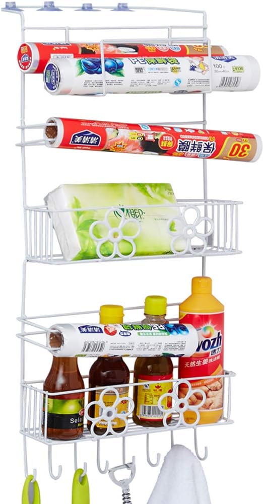 Side Refrigerator Shelf Suction Cup Multi-Purpose Kitchen Hanger