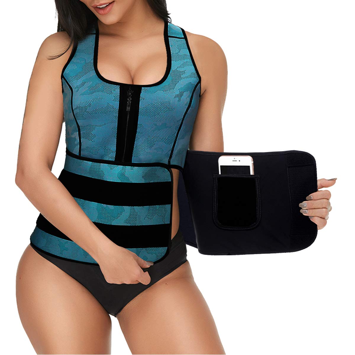 Neoprene 2019 Loss Weight For Trainer Waist Vest Sweat Hot Slimerence Sauna Belt Trimmer Waist Adjustable Vest Top Tank Suit Waist Trimmers Online Shopping Sports Www Klevering Com