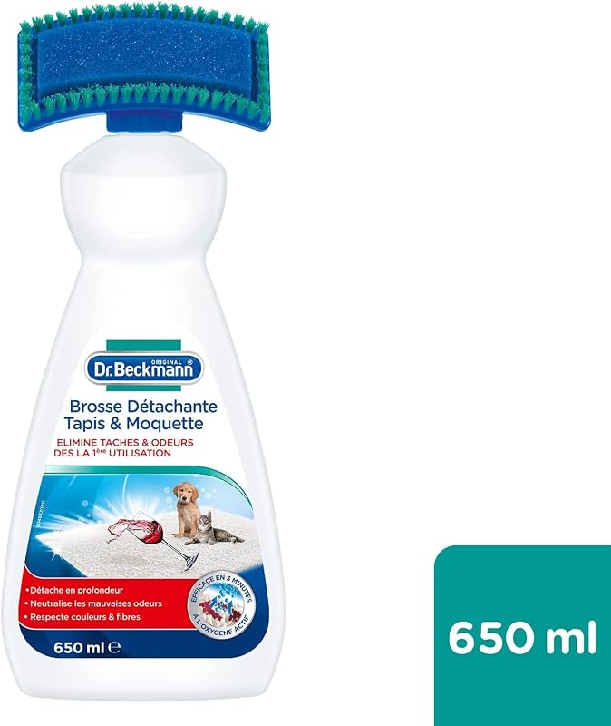 - Détachant et Brosse Tapis & Moquette - 650 ml