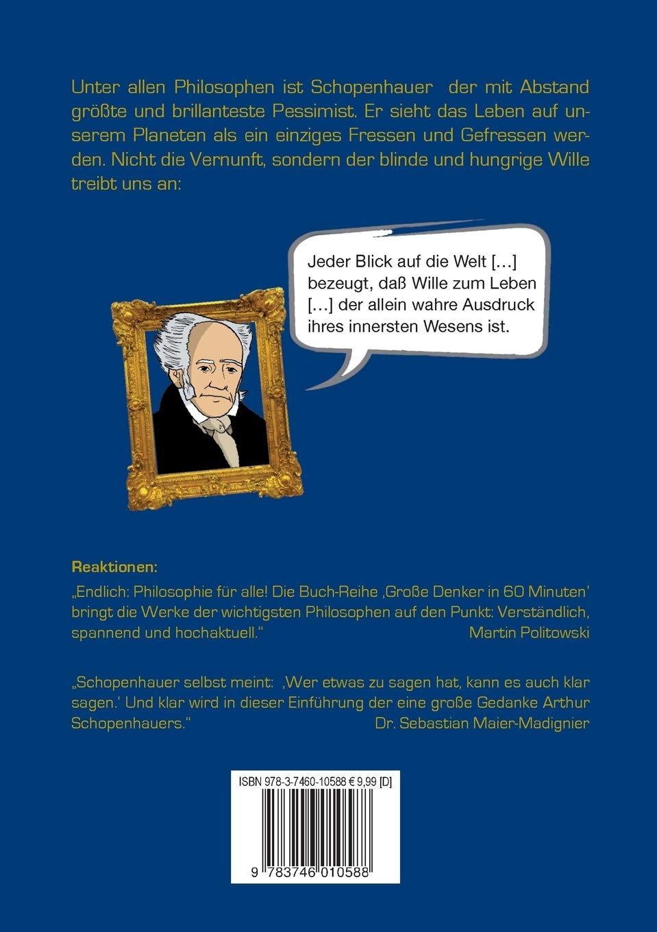 Schopenhauer In 60 Minuten German Edition Ziegler Walther 9783746010588 Amazon Com Books