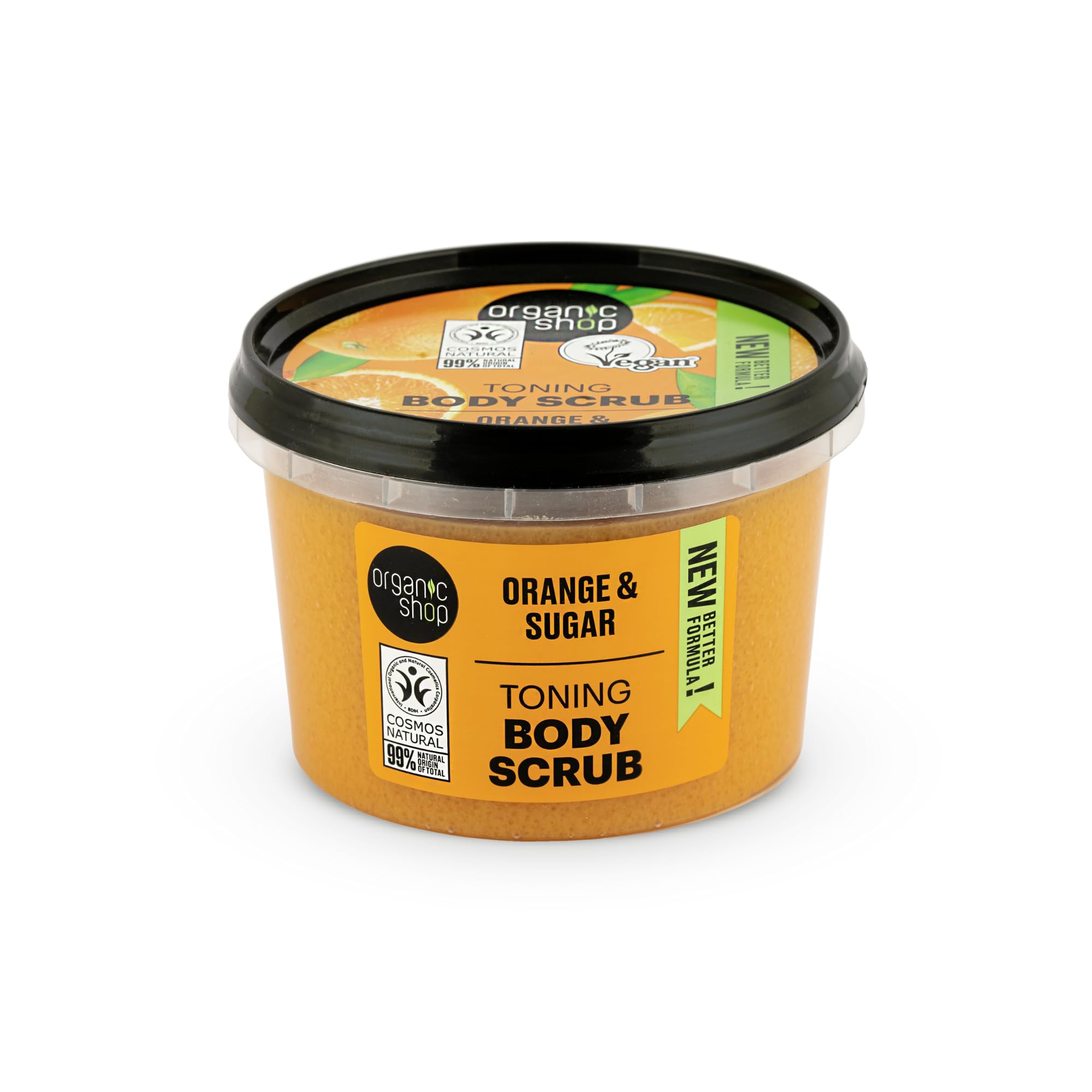 Organic Shop 250ml Body Scrub Toning Orange & Sugar — image 1